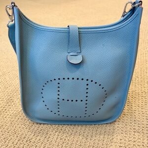 Leather Evelyne Cross-Body Handbag